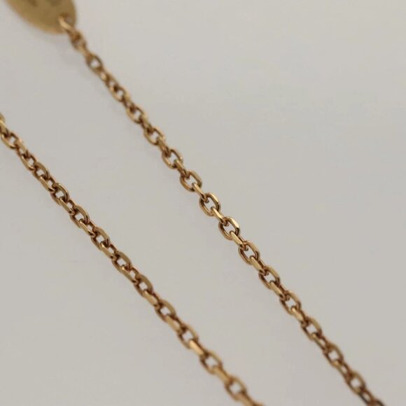 LOUIS VUITTON Essential V Necklace metal Gold - Picture 11 of 15